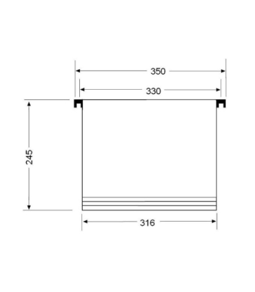 Závěsné papírové desky A4, červené, 25 ks