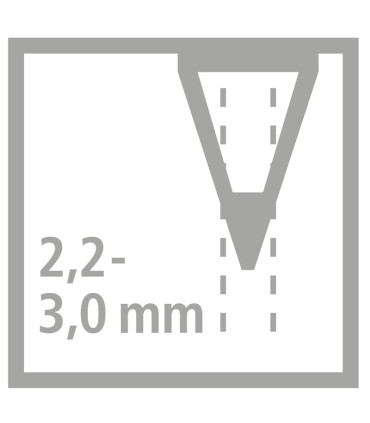 Grafitová tužka STABILO Othello - s pryží, HB, 12 ks