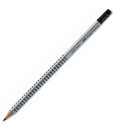 Grafitová tužka Faber-Castell Grip 2001 - s pryží, HB, 12 ks