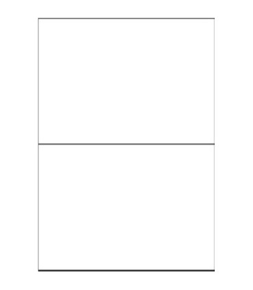 Univerzální etikety S&K Label - bílé, 210 x 148,5 mm, 200 ks