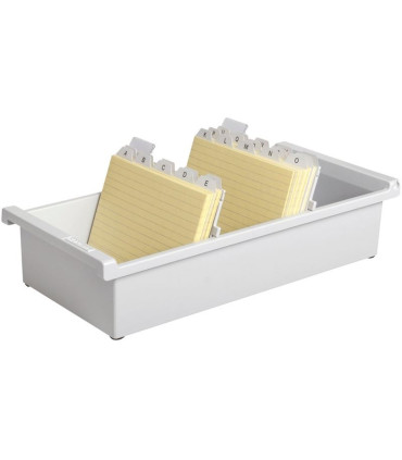 Kartotéka HAN A6 - 171 x 76 x 346 mm, na šířku, šedá (956-0)