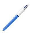Kuličkové pero Bic Medium - čtyřbarevné, modré