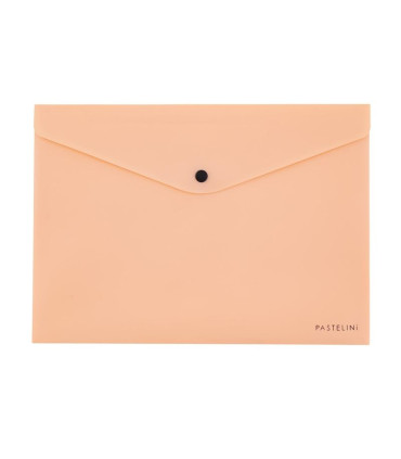 Zakládací pouzdro s drukem Pastelini - A4, meruňkové