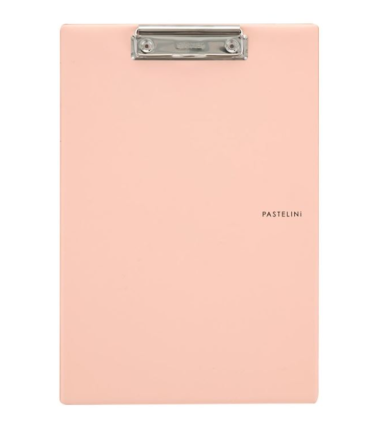 Psací podložka s klipem Pastelini - A4 , meruňková
