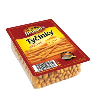 Bohemia tyčinky - sýrové, 80 g
