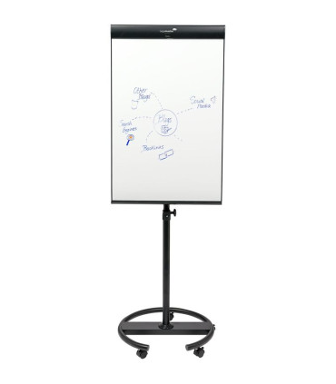 Flipchart mobilní UNIVERSAL Triangle - kruhová základna, lakovaný povrch