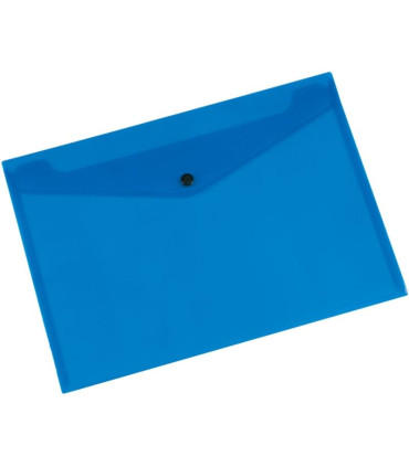 Zakládací pouzdro s drukem Q-Connect - A5, 172 mic, modré, 1 ks