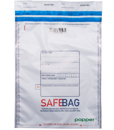 Bezpečnostní obálka SAFEBAG B4, 1 ks