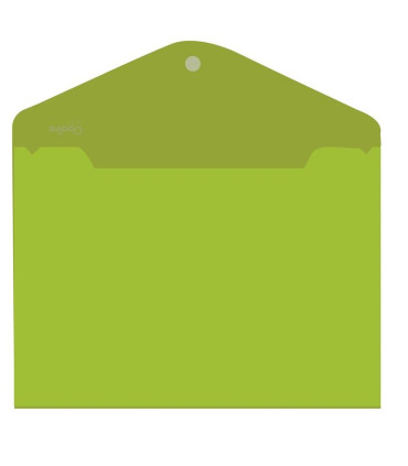 Zakládací pouzdro s drukem - A5, limetkově zelené