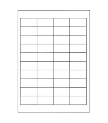 Univerzální etikety S&K Label - bílé, 48,5 x 25,4 mm, 4 000 ks