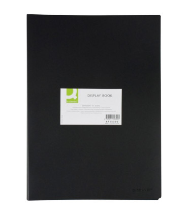 Katalogová kniha Q-Connect - A3, 20 kapes, černá