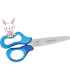 Dětské nůžky KEYROAD Soft - 12,5 cm, modré