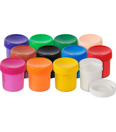 Temperové barvy v kalíšku Faber-Castell - 12 barev