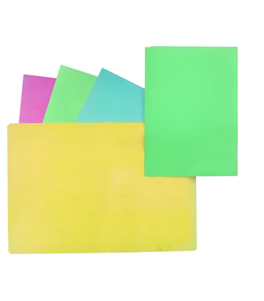 Papírové desky bez chlopní A4, náhodné barvy 100 ks