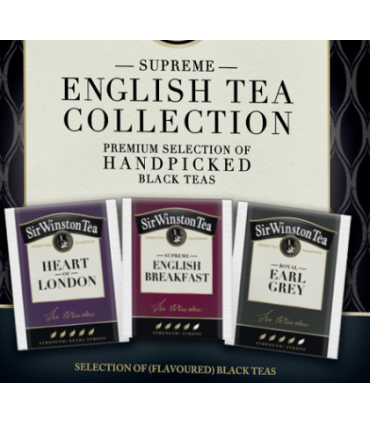 Kolekce černých čajů Sir Winston - 3x 10, 55,5 g