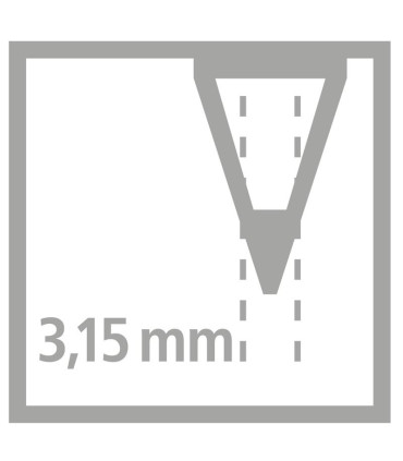 Grafitová tužka STABILO EASYgraph - bez pryže, HB P, modrá, pro leváky i praváky