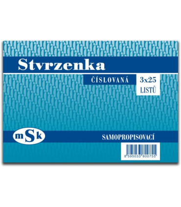 Stvrzenka, kopie stvrzenky, juxta