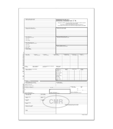 Mezinárodní nákladní list CMR - česko-anglická verze, propisovací, 100 ks