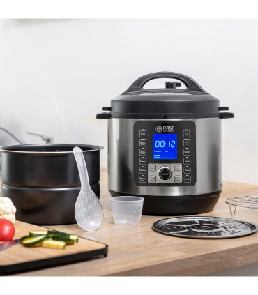 FIRST AUSTRIA Elektrický tlakový hrnec, FA-5130-2-SI, 6 litrů