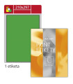 Fluorescentní etikety S&K Label - zelené, 210 x 297 mm, 100 ks