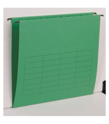 Závěsné papírové desky A4, zelené, 25 ks