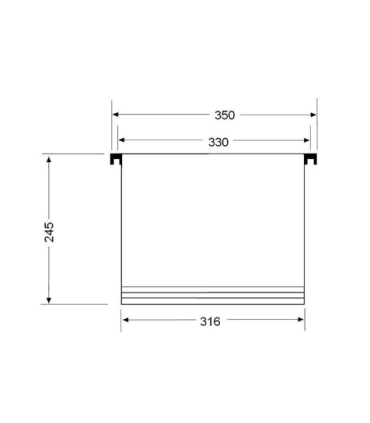 Závěsné desky Donau - hnědé, 5 ks