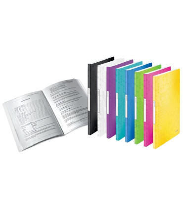 Katalogová kniha Leitz WOW - A4, 20 kapes, ledově modrá