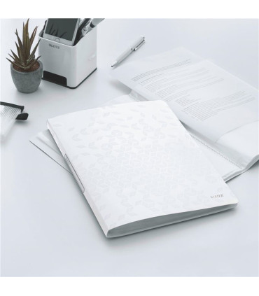 Katalogová kniha Leitz WOW - A4, 20 kapes, ledově modrá