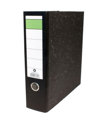 Pákový pořadač - A4, šíře hřbetu 7,5 cm, mramor černý
