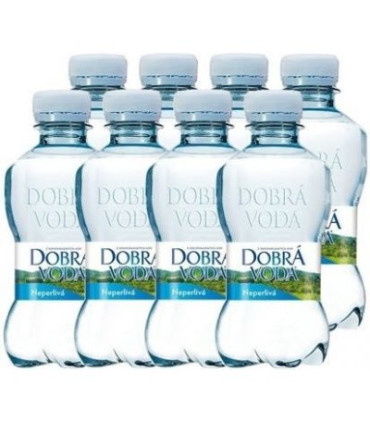 Minerální voda Dobrá voda jemně perlivá, 8x 0,25 l