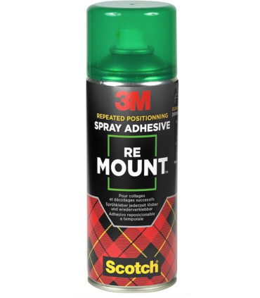 Lepidlo ve spreji 3M Re-Mount, 400 ml, snímatelné