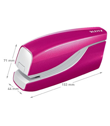 Elektrická sešívačka Leitz NeXXt 5566 - 10 listů, metalicky růžová