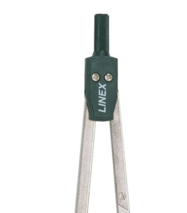 Kružítko Linex - kovové s kloubem, 140 mm