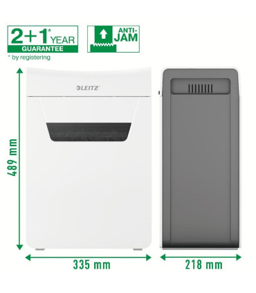 Skartovačka Leitz IQ Protect 10X EU - P4, řez na mikročástice 4 x 40 mm