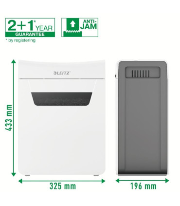 Skartovačka Leitz IQ Protect 4M - P5, řez na mikročástice 2 x 15 mm