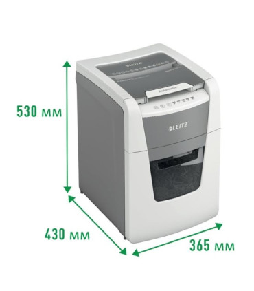 Automatická skartovačka Leitz IQ AutoFeed 100 - P4, řez na částice 4 x 30 mm