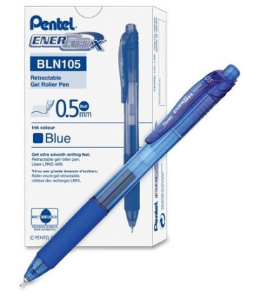 Gelový roller Pentel Energel X - modrá, 0,5 mm