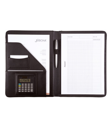 Konferenční desky s kalkulačkou A4 MARES, černá