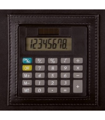 Konferenční desky s kalkulačkou A4 MARES, černá
