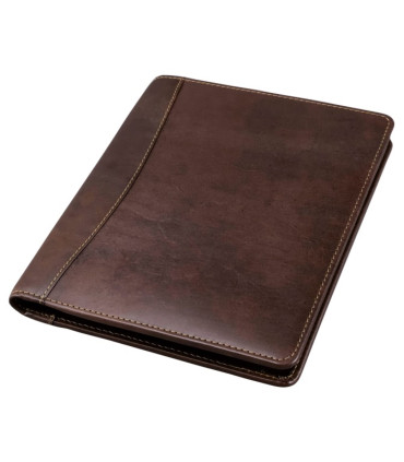 Konferenční desky MONACO A5, kožené, hnědé (30057)