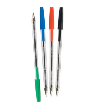 Kuličkové pero Q-Connect - jednorázové, 0,7 mm, zelené