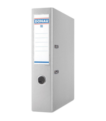 Pákový pořadač Donau Master - A4, šíře hřbetu 7 cm, šedý