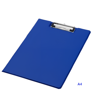 Uzavíratelná psací podložka Q-Connect - A4, kapacita 50 listů, modrá