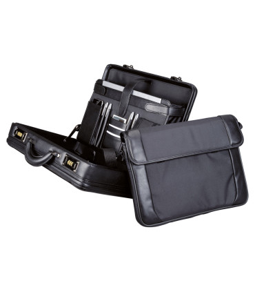 Kufr na notebook 17 Alassio MODICA, černá, číselné známky (45039)