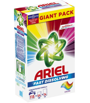 Prací prášek Ariel - color, 115 pracích dávek