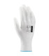 Polomáčené rukavice BUCK - bílé, vel. 9