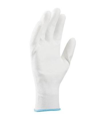 Polomáčené rukavice BUCK - bílé, vel. 8