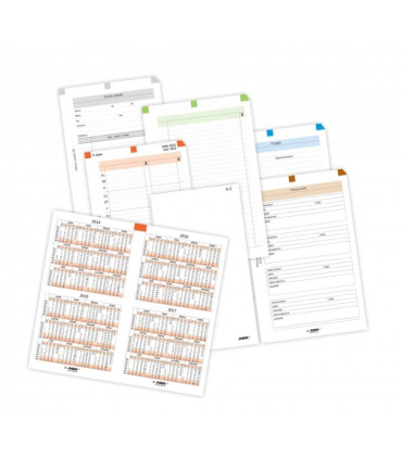 Sada ADK A6 - pro denní plánování, rok 2025