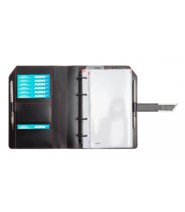 Diář ADK Carbon5 Slim - A5, týdenní, modrý, rok 2025