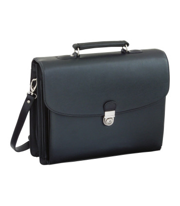 Alassio aktovka FORTE uzamykatelná, černá